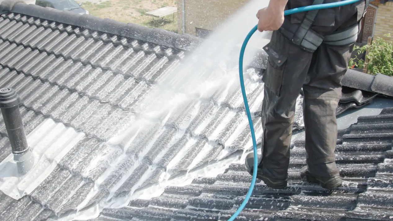 Algebehandling af betontagsten
