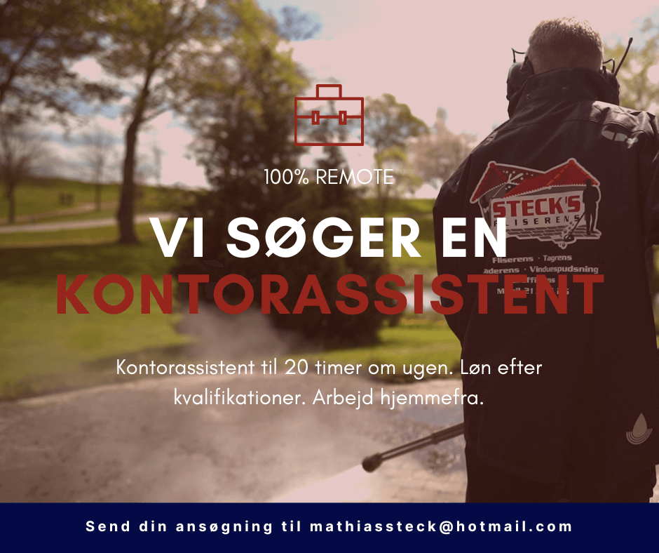 Kontorassistent job deltid hjemmefra