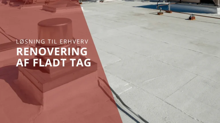Renovering af fladt tag
