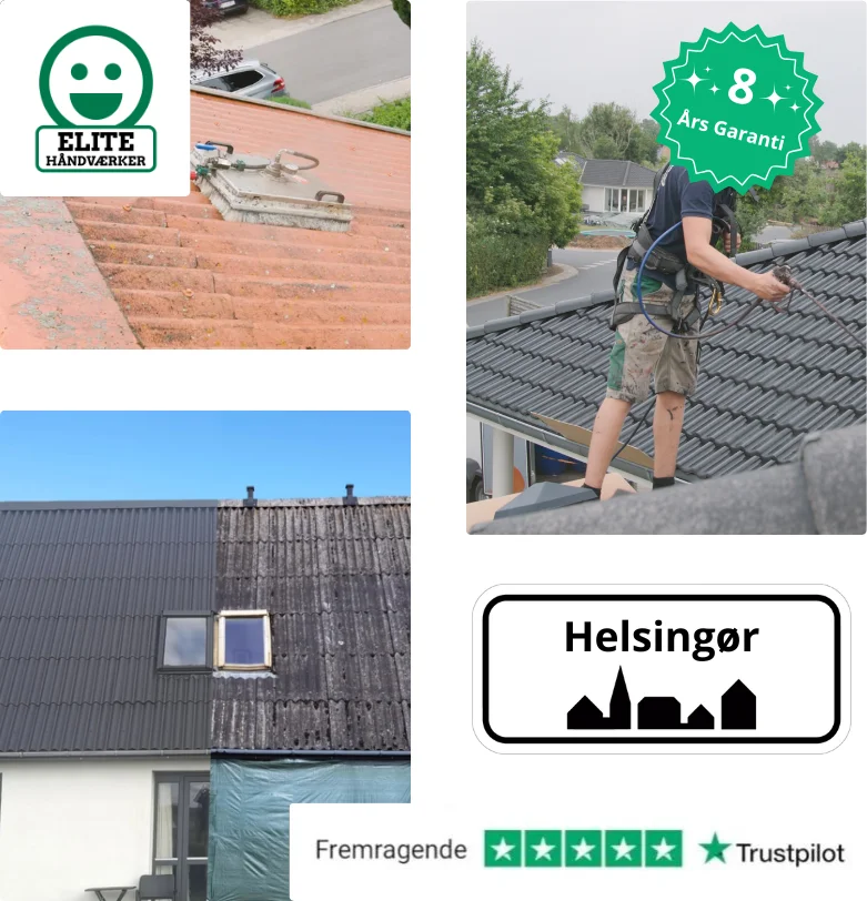 Tagrenovering i Helsingør