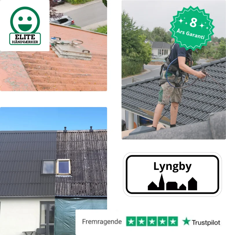 Tagrenovering i Lyngby
