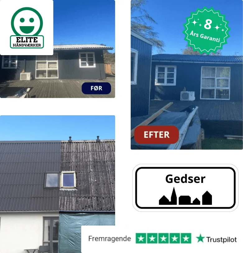 Tagrenovering i Gedser