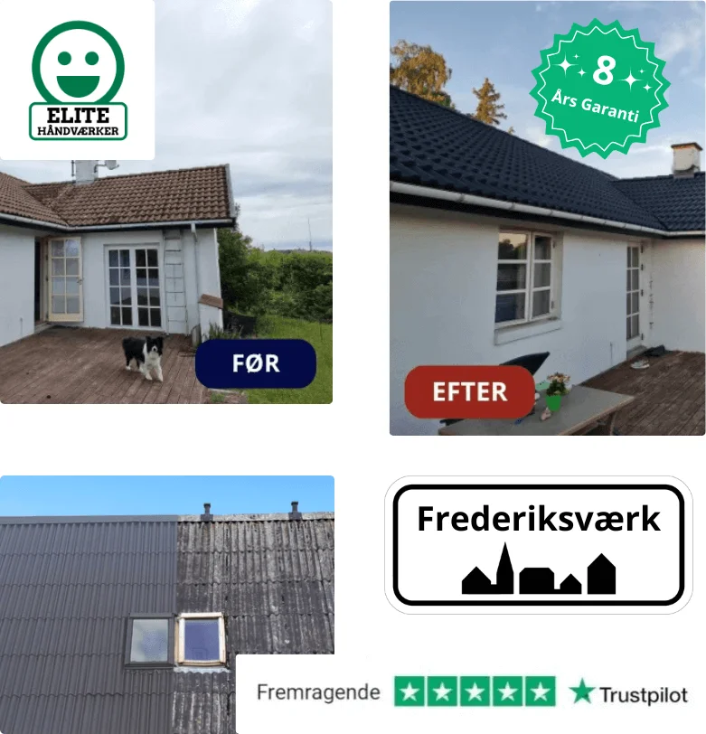 Tagrenovering i Frederiksværk