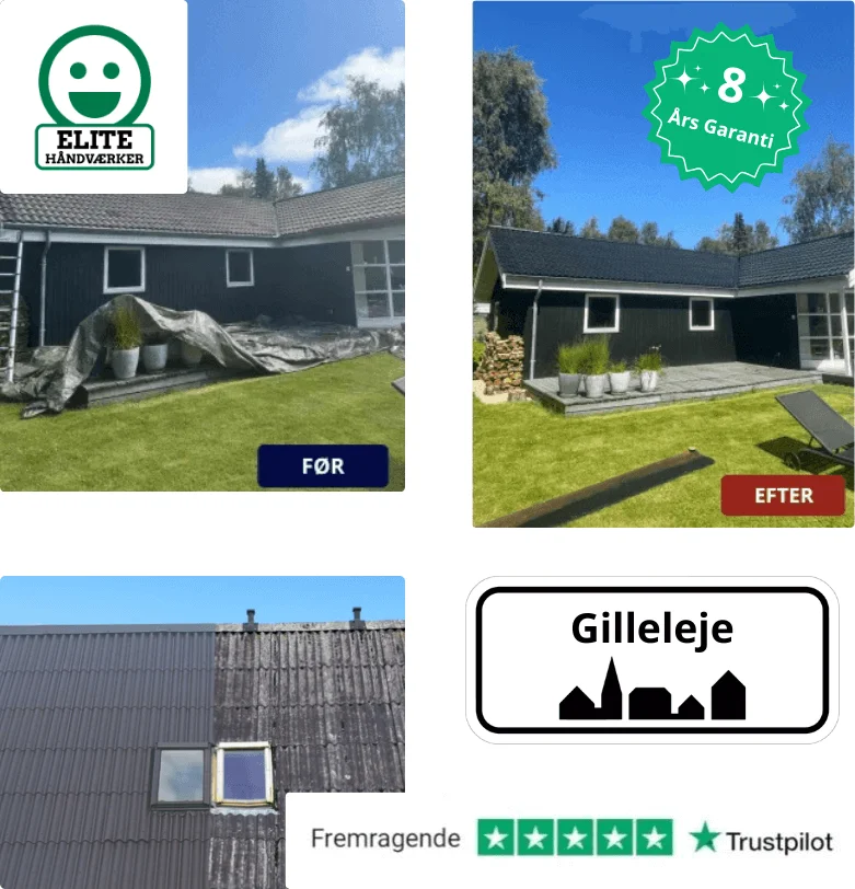 Tagrenovering i Gilleleje