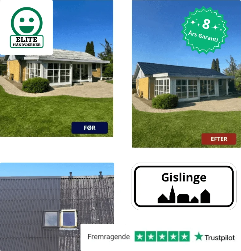 Tagrenovering i Gislinge