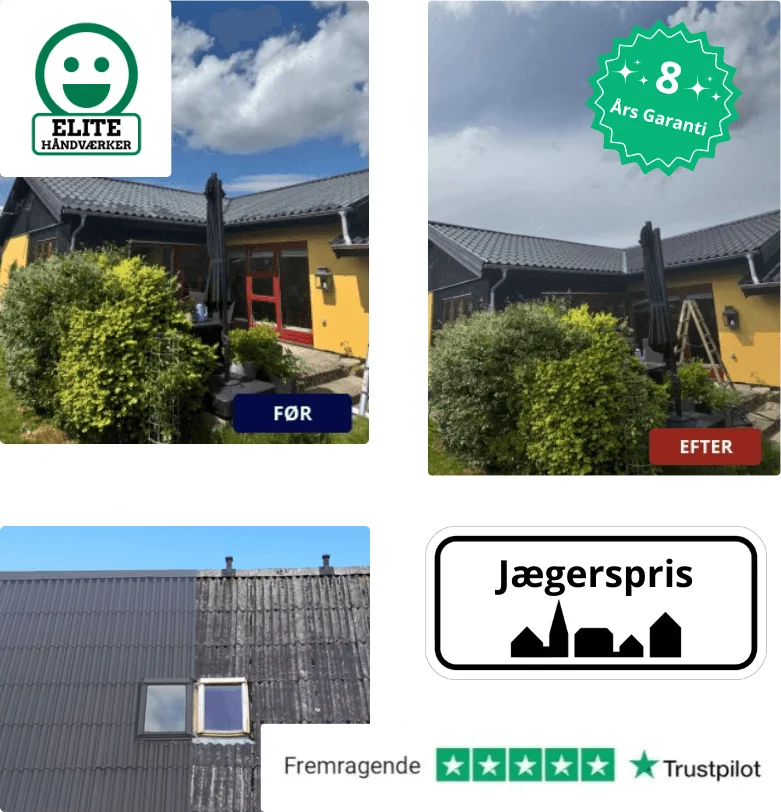 Tagrenovering i Jægerspris