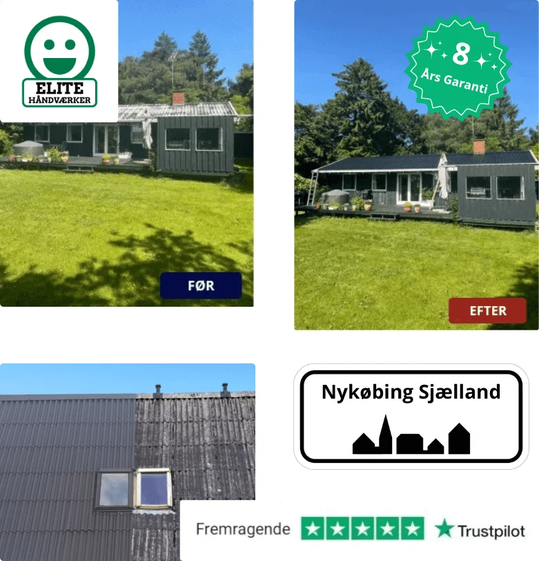 Tagrenovering i Nykøbing Sjælland