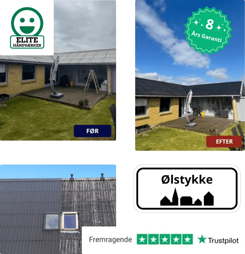 Tagrenovering i Ølstykke