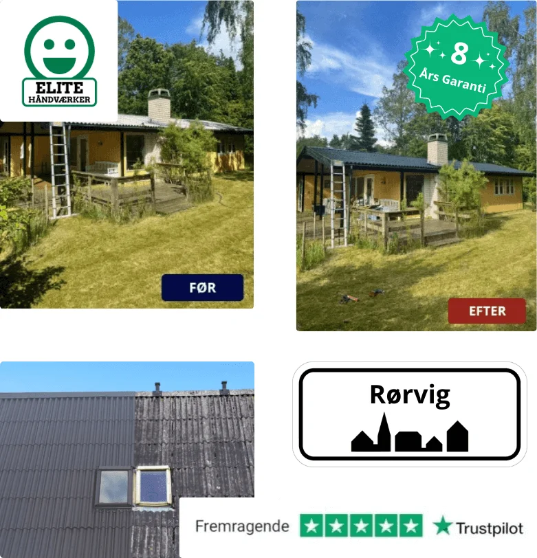 Tagrenovering i Rørvig