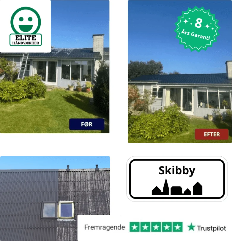 Tagrenovering i Skibby