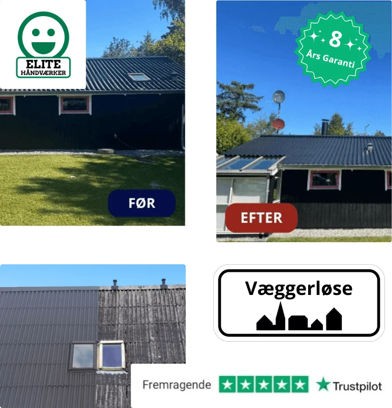 Tagrenovering i Væggerløse