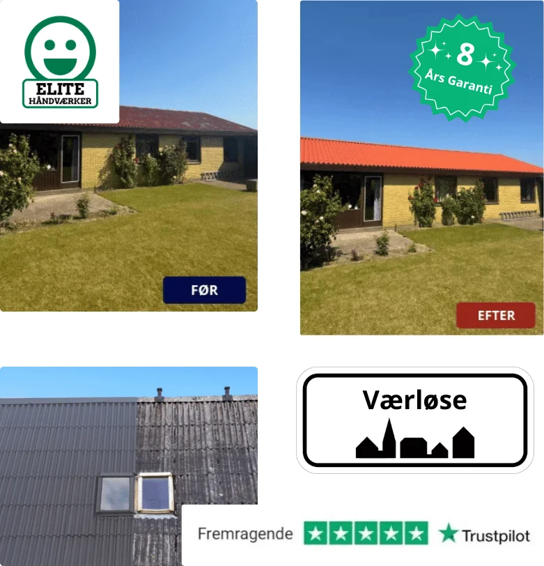 Tagrenovering i Værløse