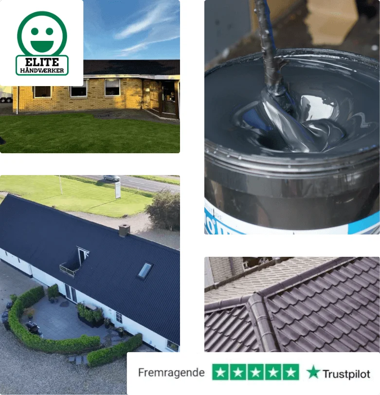 Maling af ståltag med specialudviklet tagmaling til metal tage