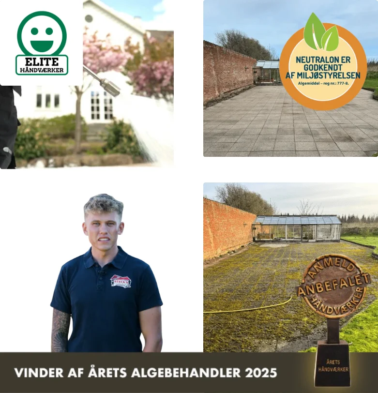 Algefjerner til betonfliser