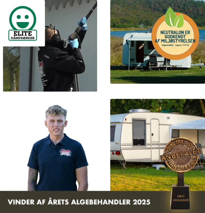 Algefjerner til camping vogn og autocamper