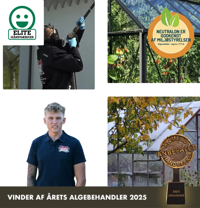 Algefjerner til drivhus