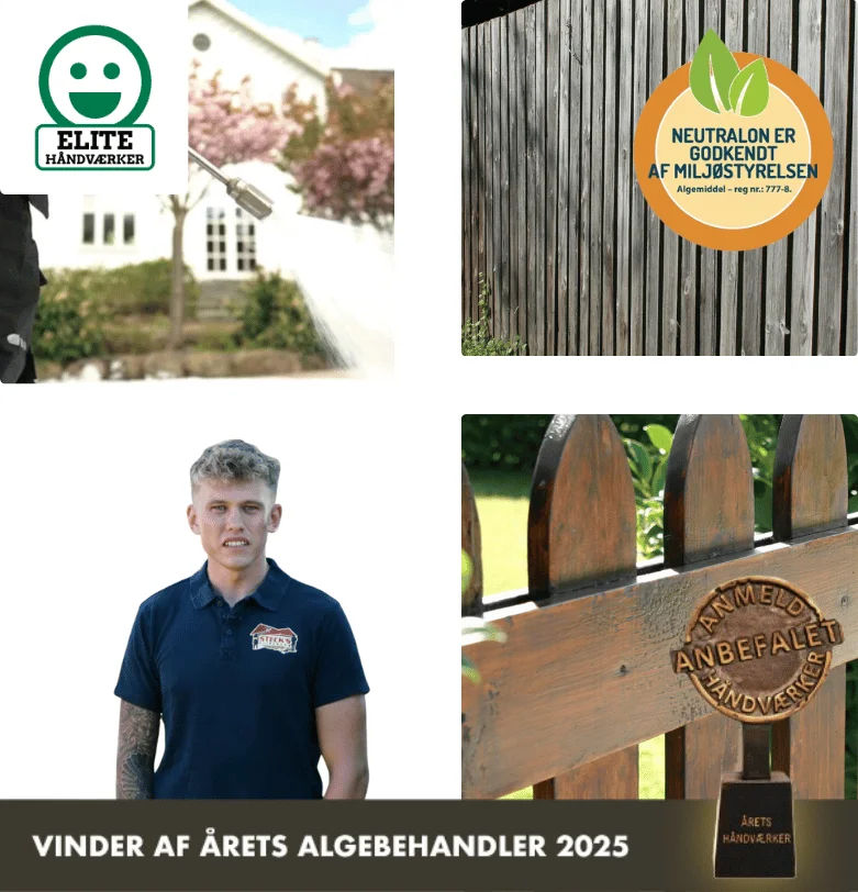 Algefjerner til hegn og plankeværk