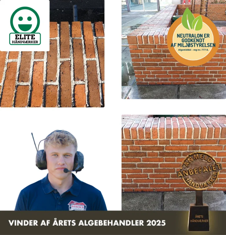 Algefjerner til murværk