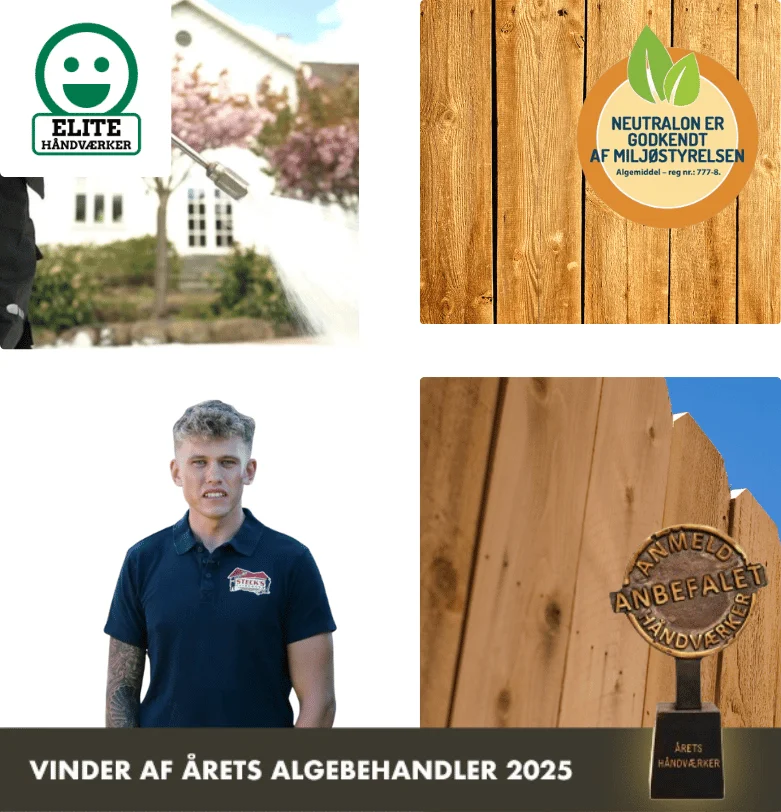 Algefjerner til træværk