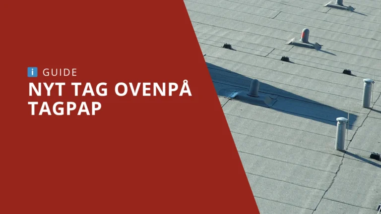 Nyt tag ovenpå tagpap