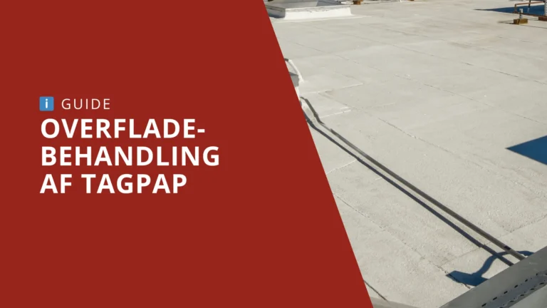 Overfladebehandling af tagpap