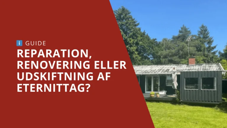 Renovering eller udskiftning af eternittag