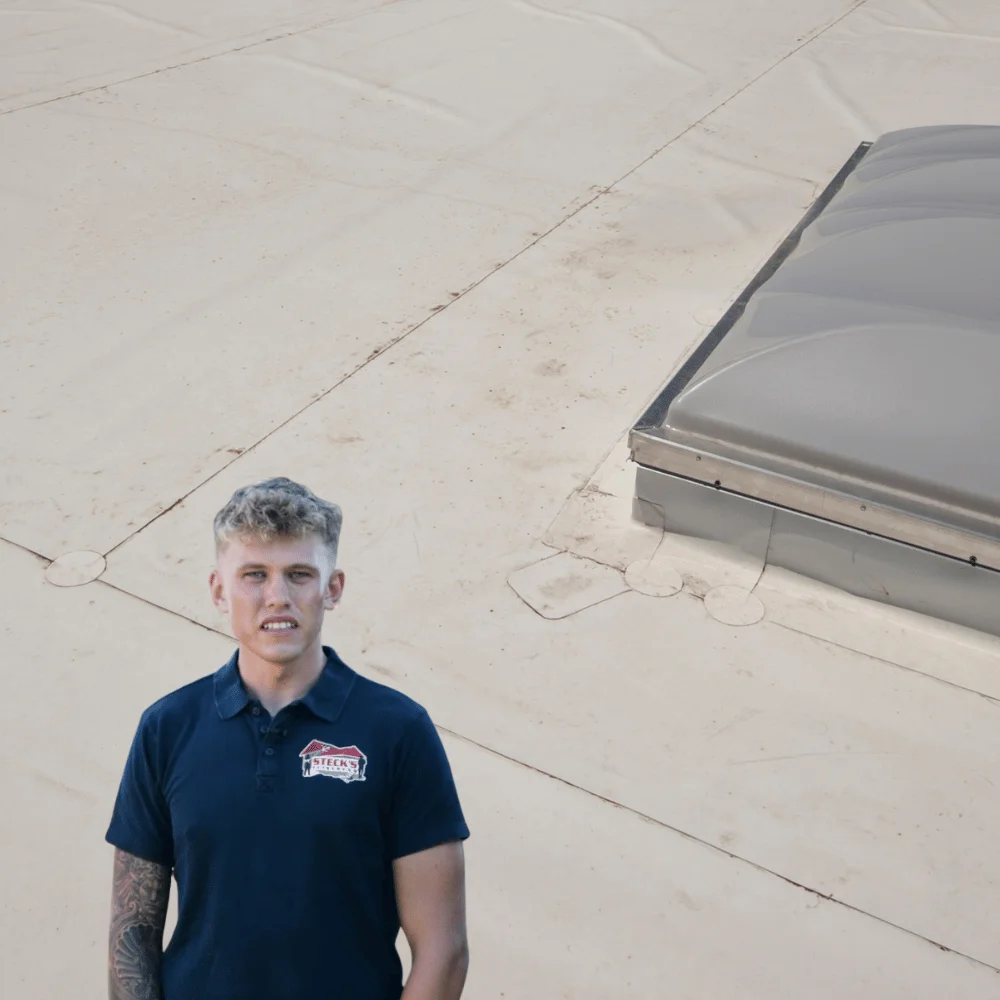 Renovering af tagpap med tagmembran