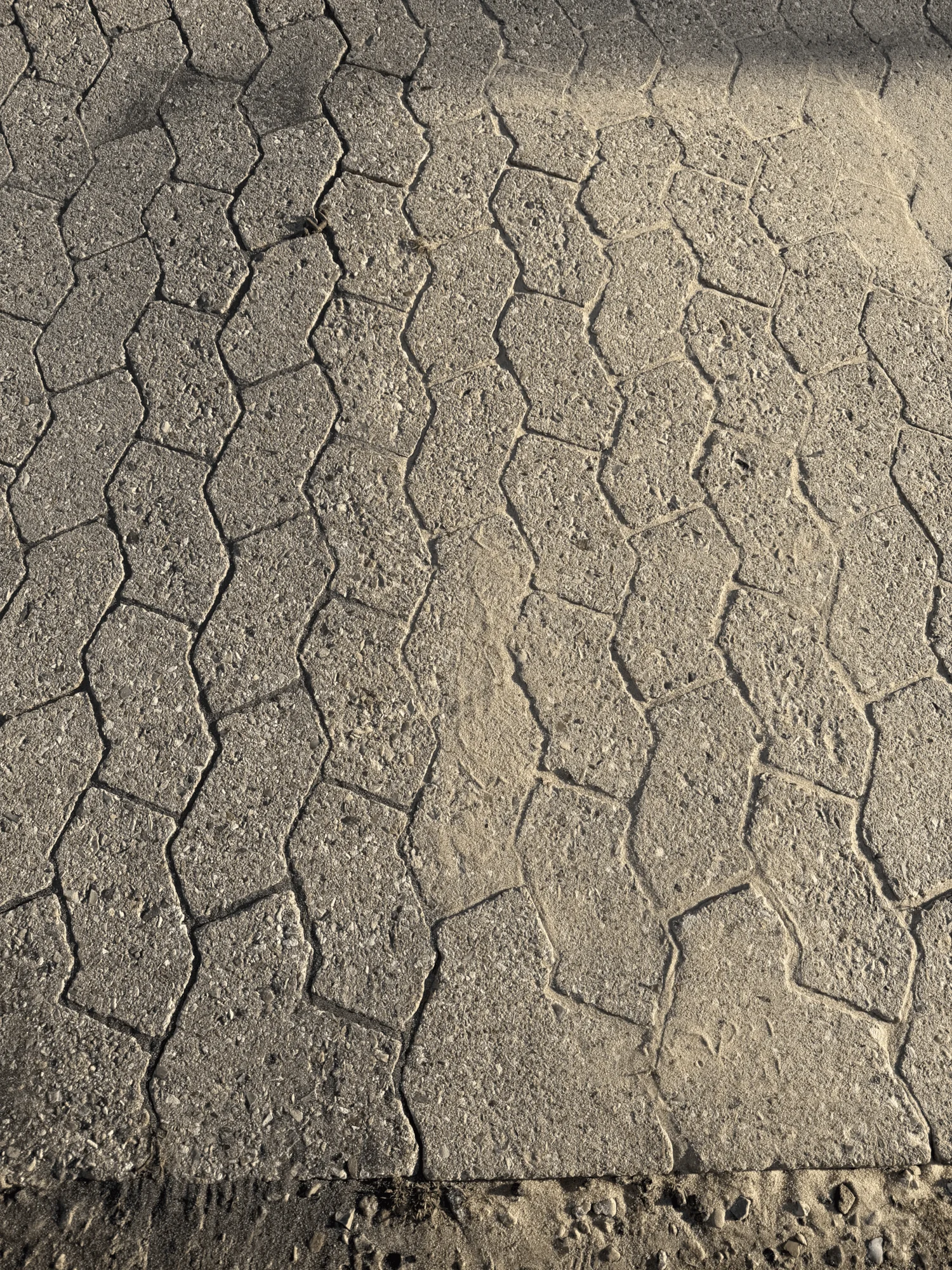 Naturfarvet og mørkt fugesand